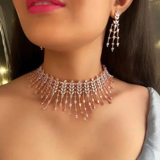 Samaira CZ Designer Choker Set