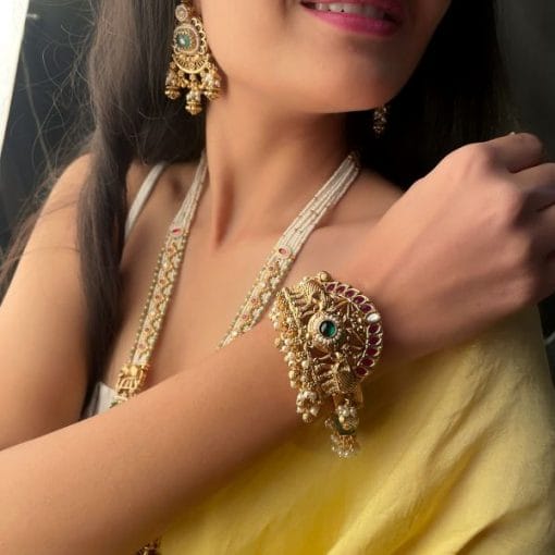 Gaja Pearl Antique Designer Bangles