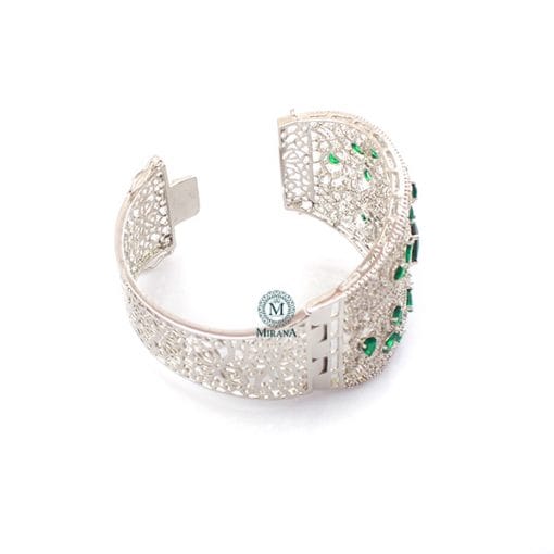 Daisy Emerald Green Designer Bracelet - Image 4