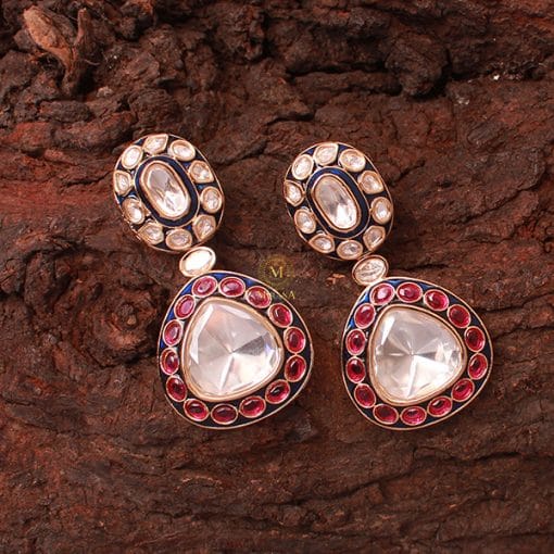 Geetanjali Polki Designer Earrings - Image 3