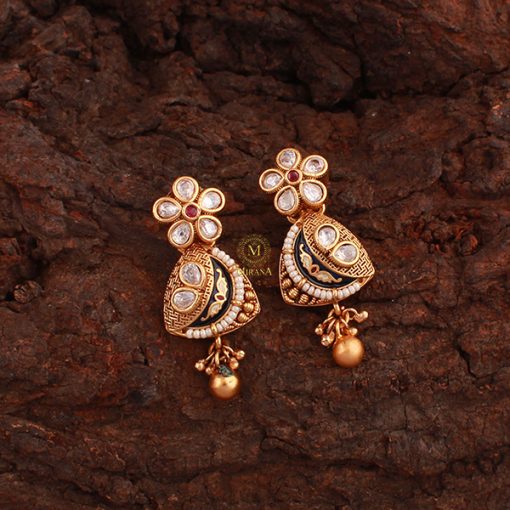 Litisha Antique Designer Earrings - Image 2