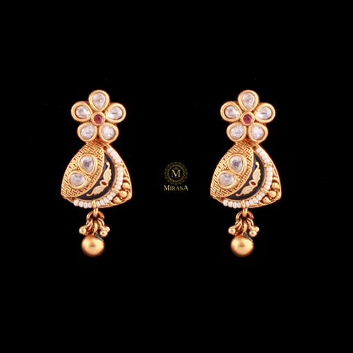 Litisha Antique Designer Earrings - Image 3