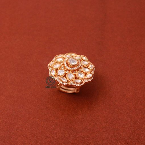 Jivika Polki Designer Ring