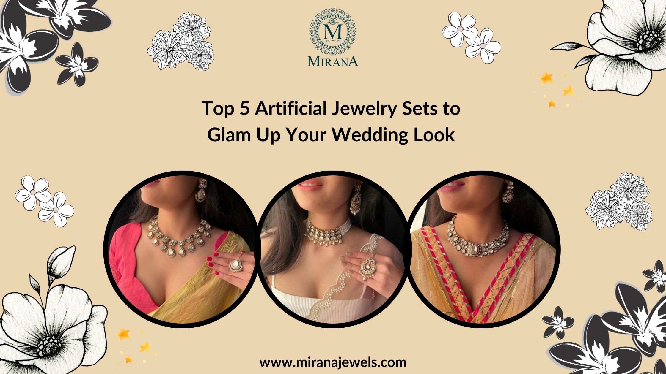 Top 5 Artificial Jewelry Sets to Glam Up Your Wedding Look