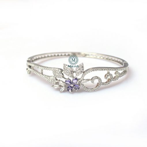 Sophia Lavender CZ Designer Bracelet - Image 2