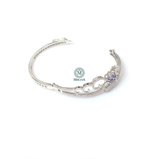 Sophia Lavender CZ Designer Bracelet - Image 4