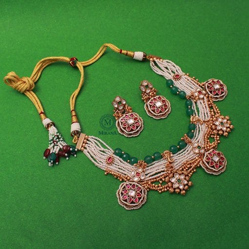 Gitashi Antique Designer Necklace Set - Image 3