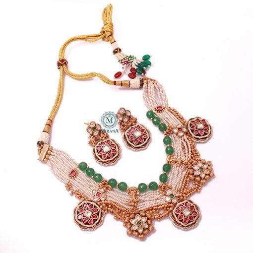 Gitashi Antique Designer Necklace Set - Image 4