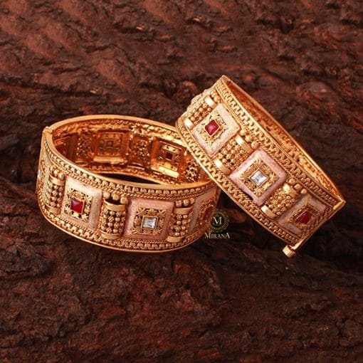 Charvi Multi Antique Designer Bangles