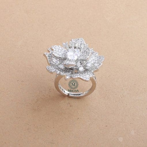 Scottie CZ Designer Ring